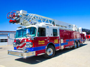 Pueblo Fire Department Has New Smeal 125’ Rear Mount Aerial