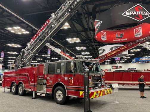 Spartan Showcases S-180 Aerial and Pumper Series,105’ TDA, Spartan Fire Chassis and more at FDIC 2026